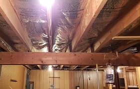MD Home Inspector Structure Joists Beams Flooring Insulation