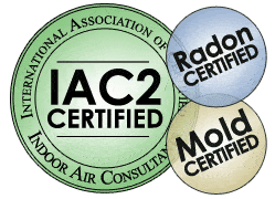 Maryland Indoor Air Radon and Mold Inspection IAC2 Certified